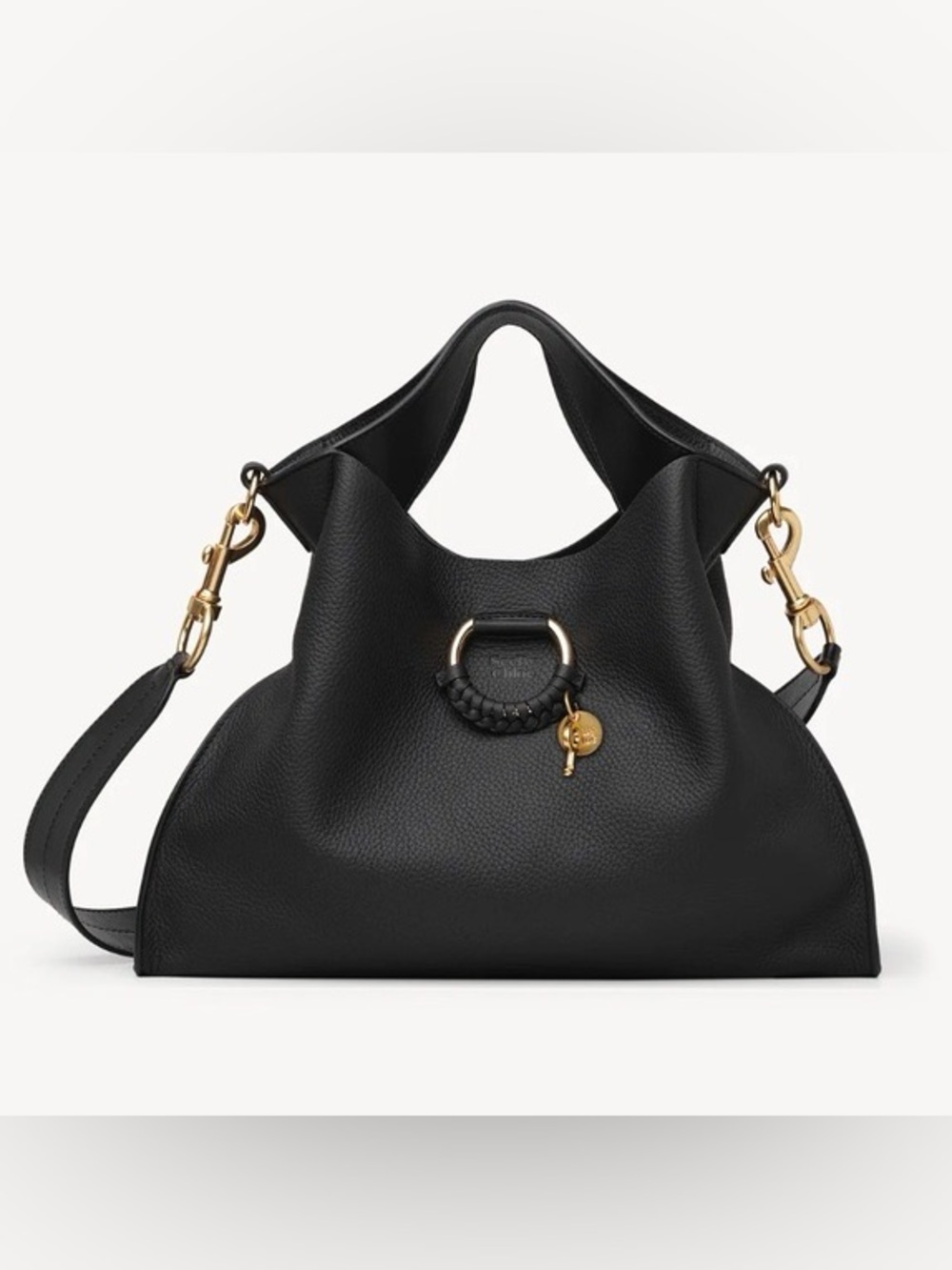 See by Chloe Black Leather Shoulder Bag